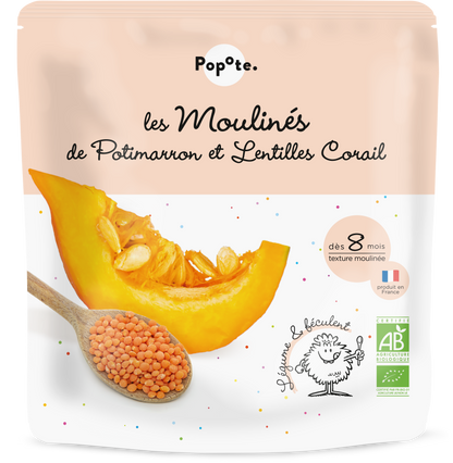 Popote -- Les moulinés potimarron lentilles corail - 180 g