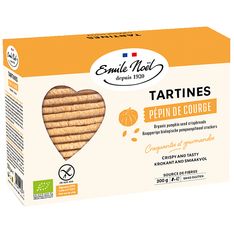 émile Noël -- Tartines sans gluten courge bio - 200 g