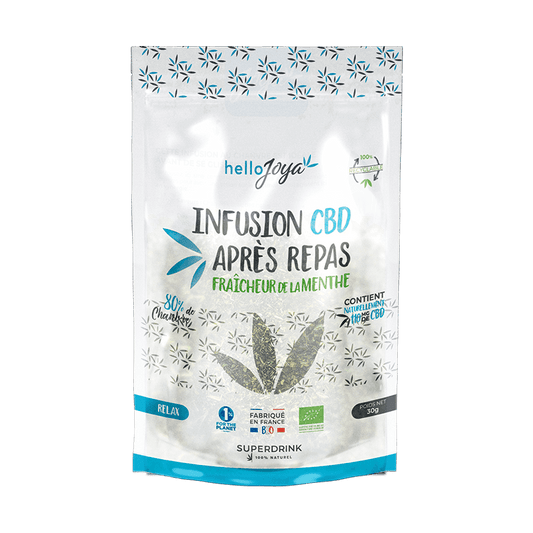 Hello Joya -- Infusion CBD Après Repas Fraîcheur de la menthe - 30 g