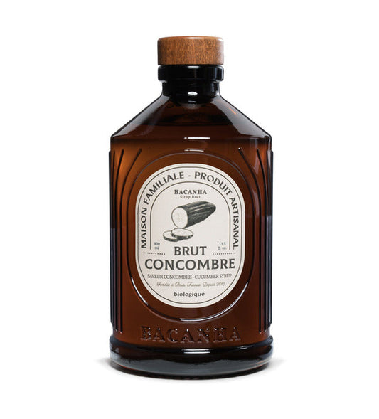 Bacanha -- Sirop de concombre brut bio - 400 ml