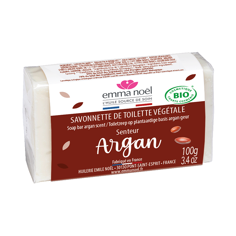 Emma Noël -- Savonnette à l'huile d'argan bio - 100 g